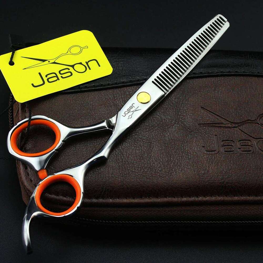 Hair Cutting Professional 5.5" 6" Jason Brand Japan Stainless Barber Haircut Scissors Hairdressing Thinning Shears 303# H260303