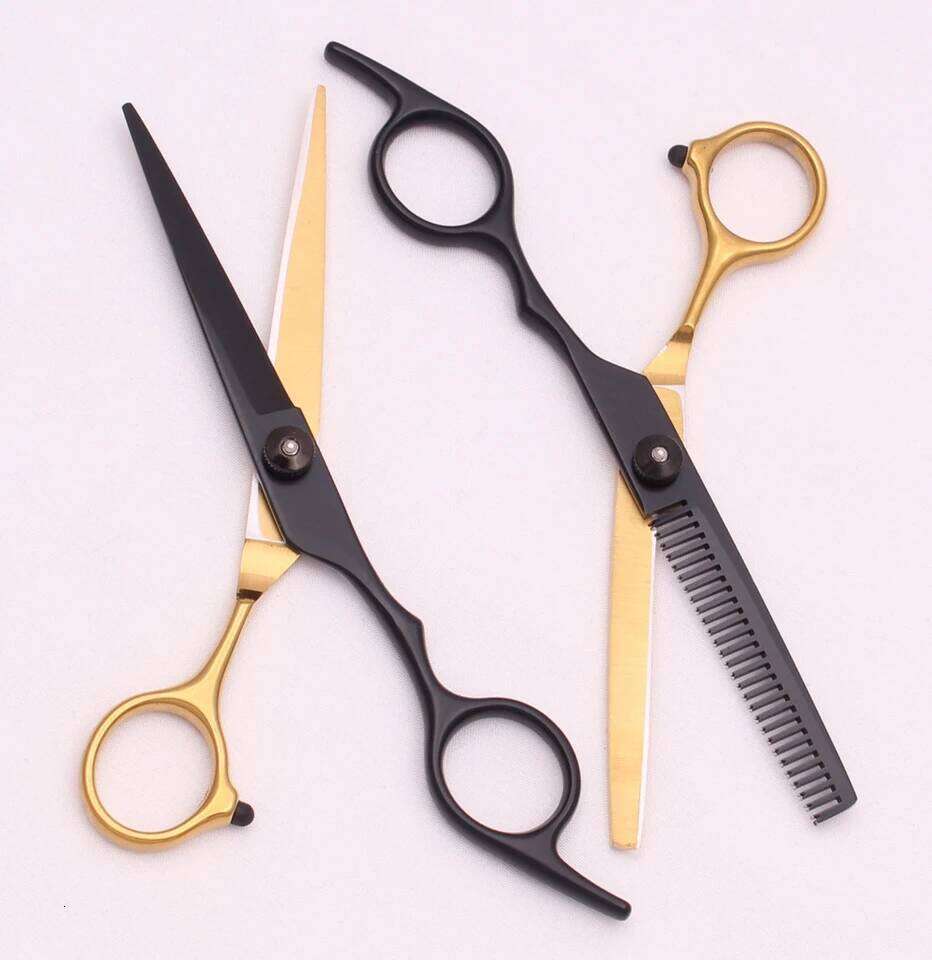 6'' Hair Scissors Professional Cutting Shears Thinning Hairdressing Razors Com Set Salon Barber & Home Japan Steel Dropshipping H260303