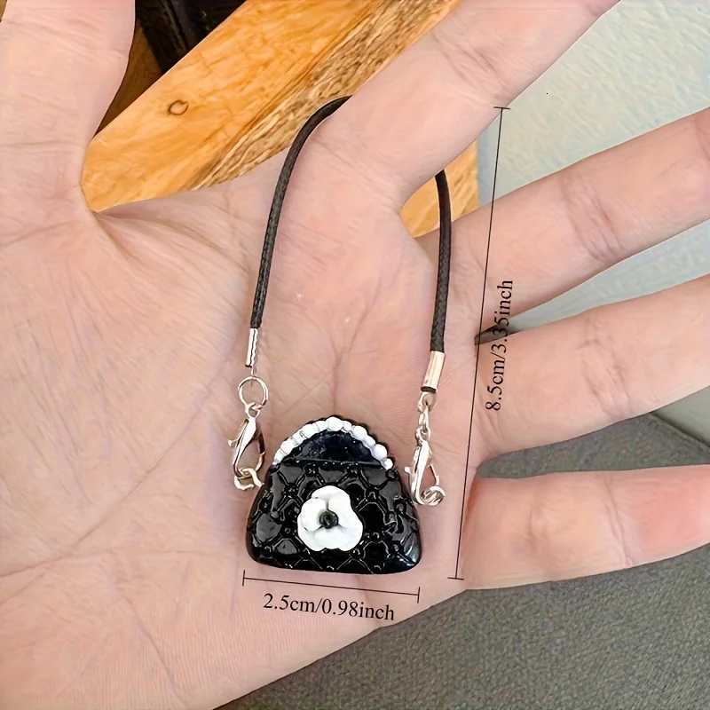 1/3/5pcs Handmade Resin Doll Bag Set - Camellia, Quilted & Camera Style Mini Bags for Labubu DIY Accessories GiftsT260304