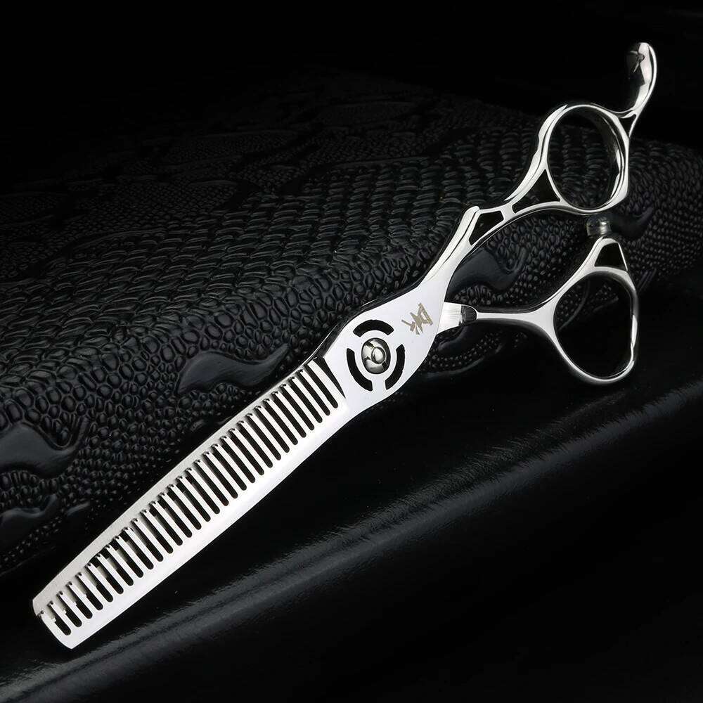 XUANFENG 6-inch hollow handle scissors, hairdresser cutting and thin scissors made of 440c steel H260303