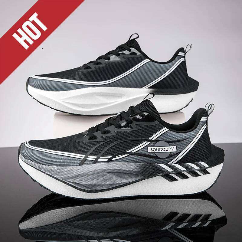Running Shoes Carbon Board Marathon Men Sports Tenis Breathable Lightweight Women's Comfortable Athletic Nonskid Casual Sneakers 26Y0304