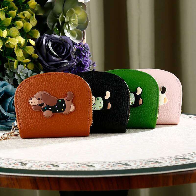 Pu Leather Card Holder Soft Multi-Card Women'S Zipper Wallet Casual Cute Coin Purse For Shopping Pocket Or Handbag Gift C260304