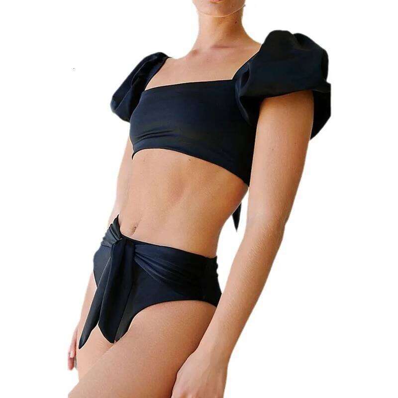 Women Sexy White Bikini Set Bathing Suits Swimwear High Waist Swimsuit Two Pieces Swimming Suit Beachwear Brazilian Biquini Y260303