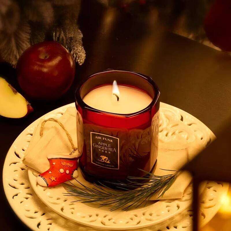 1pc Aromatherapy Candles Home Indoor Long Lasting Fragrance New Year Gift Deodorize Household Goods W260304