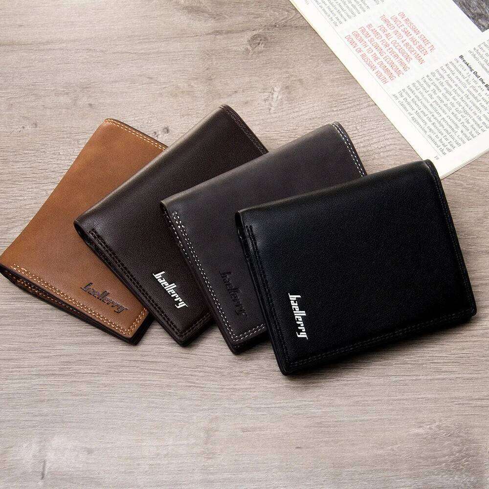 Baellerry Buttery Soft Slim Wallet for Men, Minimalist PU Leather Card Holder - Front Pocket RFID Blocking Cash Organizer C260304
