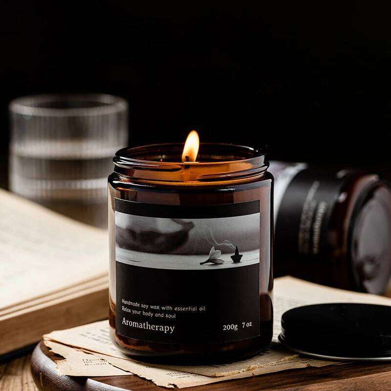 7oz Candles for Home, 45 Hours Burn Time Natural Soy Wax Scented Candles, Aromatherapy Jar Candle Christmas Gift W260304