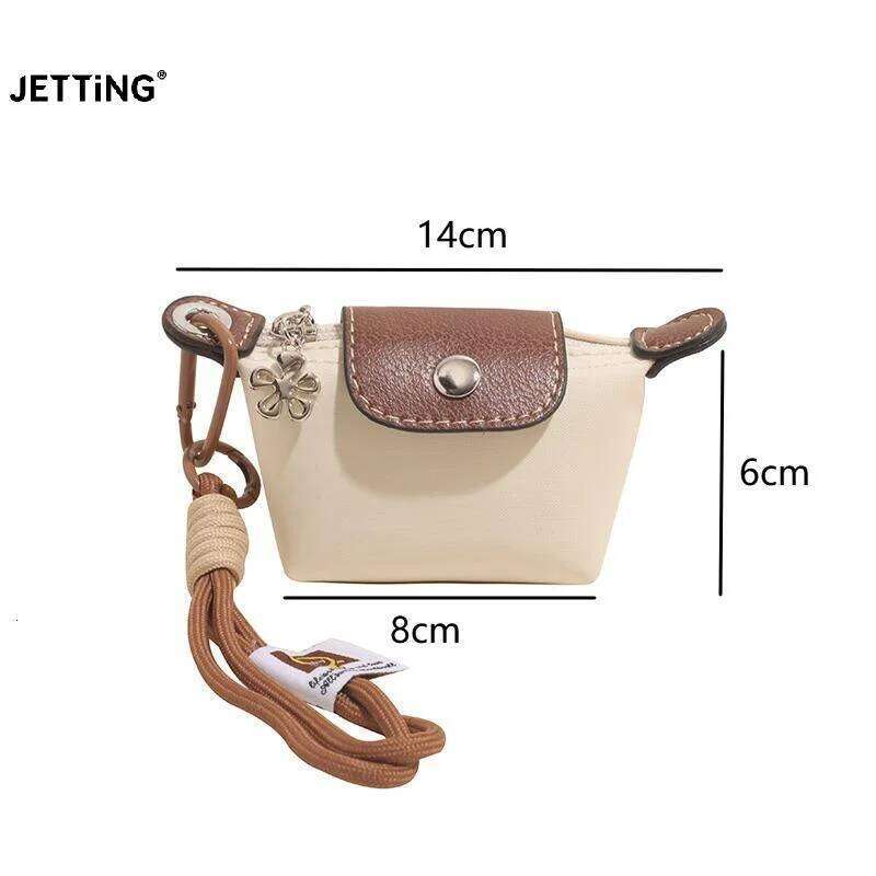 Y2K Exquisite Fashion Mini Handbag Wallet Simple Solid Color INS Korean Style Portable Storage Makeupbag Girl Women BirthdayGift C260304