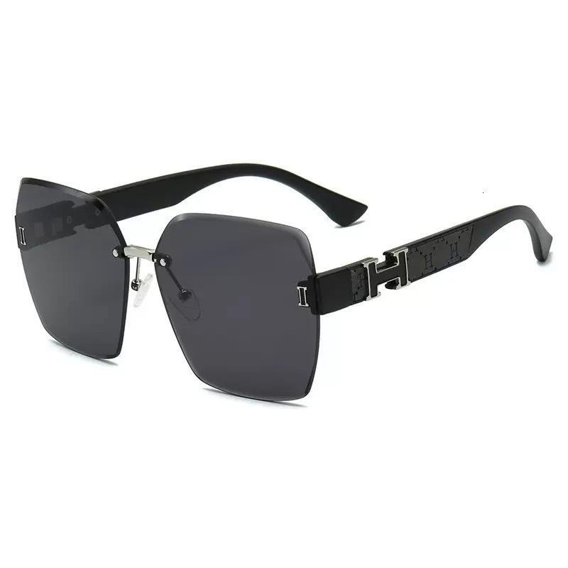 2026 New Frameless Sunglasses For Women UV Protection And Sun Shading, Korean Style Sunglasses For Men Designer Sunglasses Large Frame UV Protection G