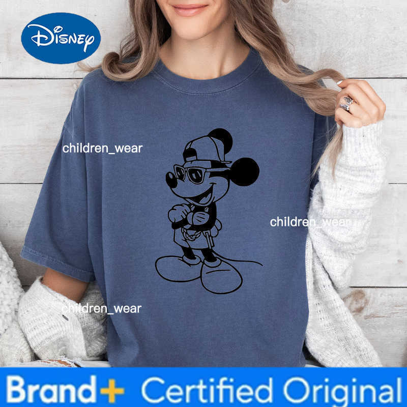 Disney Hi My Friend Mickey T-Shirt Mickey Avatar Comfortable Color Family Travel Parent-Child T-Shirt Mickey Vacation T-Shirt H260304