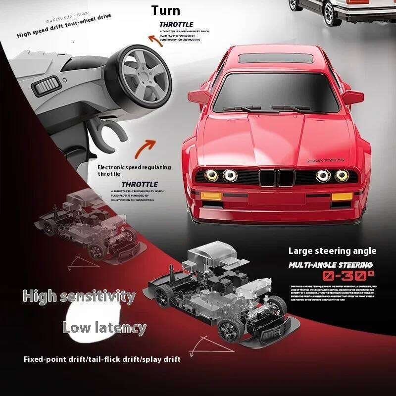 Half-Scale 1:16 Simulation Of Rc Remote Control Car, High-Speed Four-Wheel Drive Drift Racing Boy Toy Gift Z260303