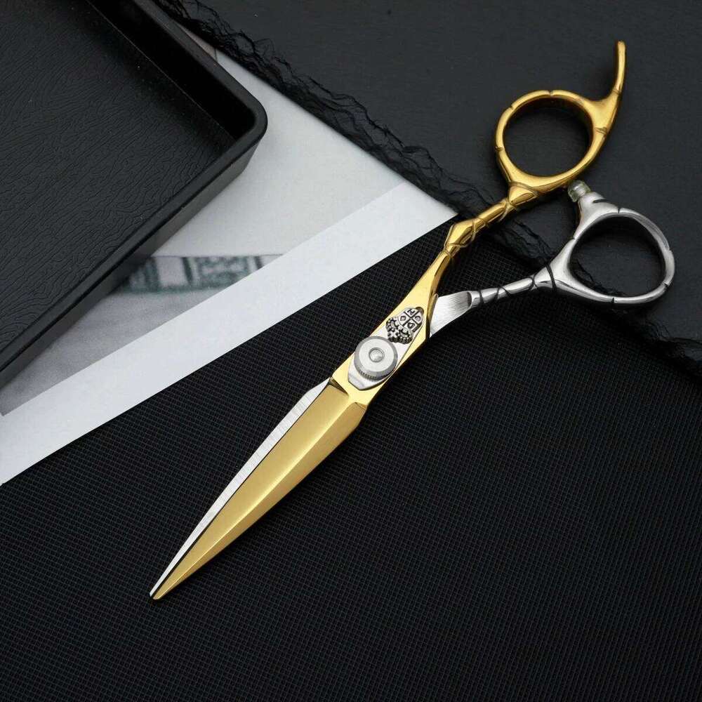 Professional Barber Scissors Set 440C Steel 6-inch Hair Cutting Thinning Shears 2-Piece Kit for Home Haircuts And Salons H260303