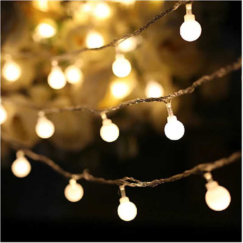 10M 100 LEDs 110V 220V IP44 Outdoor Multicolor LED String Lights Christmas Lights Holiday Wedding party decoration Luces LED H260304
