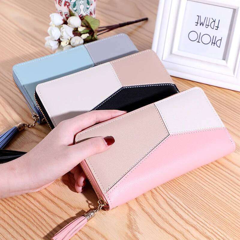 Fashion Wallets Zipper Coin Purse Lady Long Short Purses Handbags Women Clutch Cards Holder PU Leather Moneybag Billfold Wallet C260304