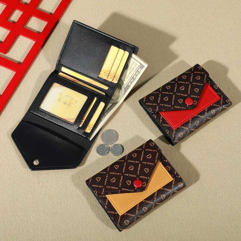 Trifold Clutch Coin Purse, Minimalist Credit Card Holder, Women's Casual Retro Classic Wallet C260304