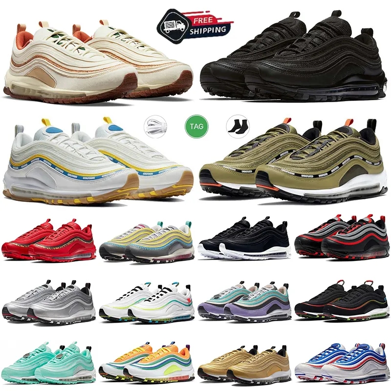 Free Delivery Designer Shoes 90 90s 95 95s 97 97s 270 270s Men And Womens Running Shoes Triple Black Sier Gold Bullet University Red Mesh Leather Trainers 36-46