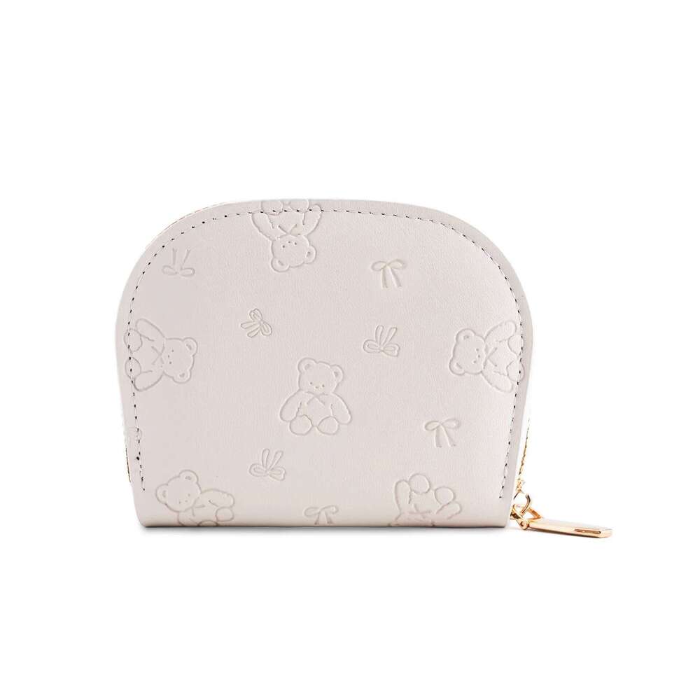 Cartoon short purse, cute student, simple animal cartoon, multi-slot coin purse for women C260304