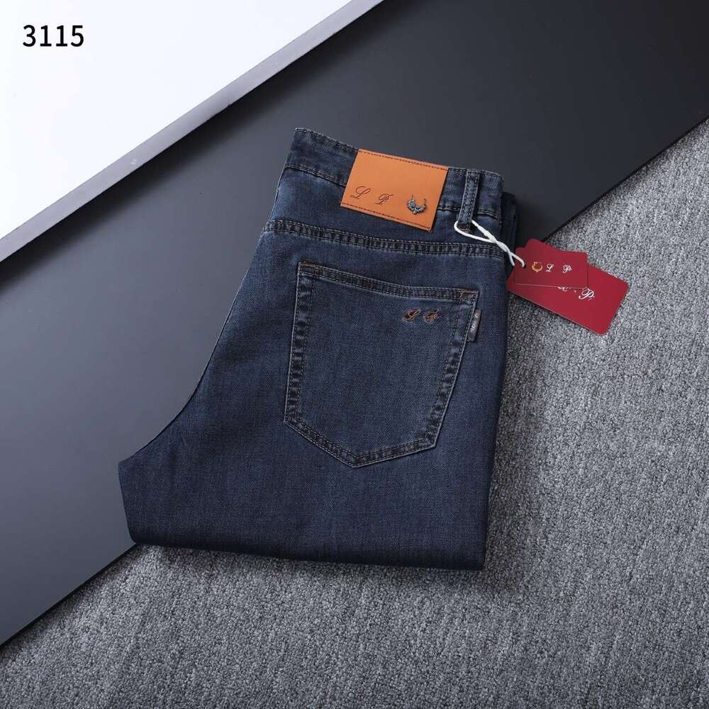 Designer Spring/Summer Jeans LP Old Money Style Men's Thin Light Luxury Trendy Brand Trousers Correct European Export Version 3B17 3871