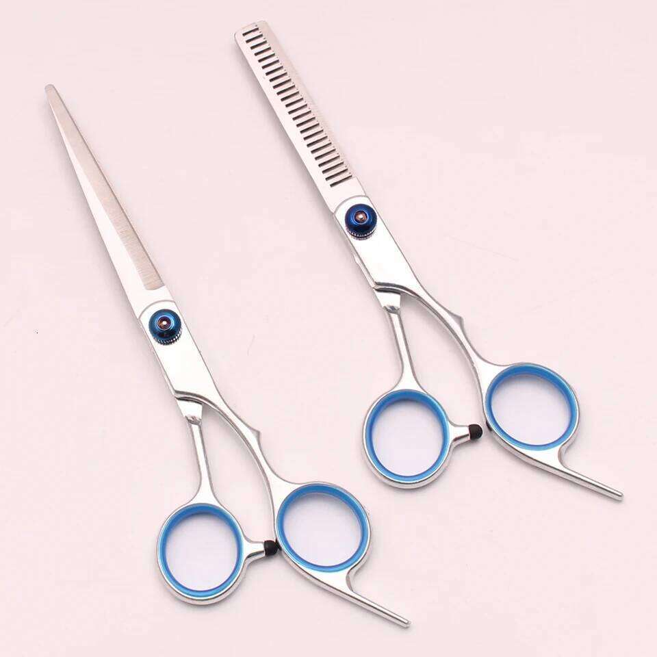 Hairdressing 6" Japan Stainless Thinning Shears Cutting Scissors Styling Hair Shear Haircut Set Dropshipping C1000 H260303