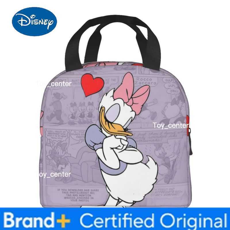Custom Donald Duck Anime Cartoon Insulated Lunch Bag Women Waterproof Comics Classical Printing Thermal Cooler Lunch Box Office H260304