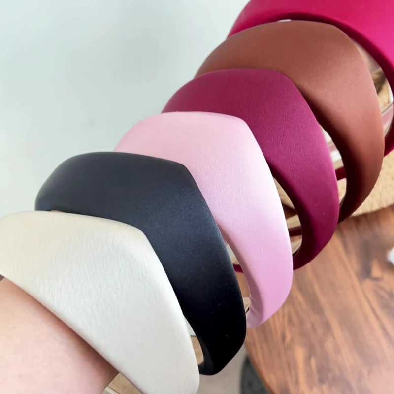 1pc Women Simple Velvet Hairband Anti Slip Adult Hair Clip Wide Edge Headband Girls 2025 New Hair Accessory H260304 - view 3