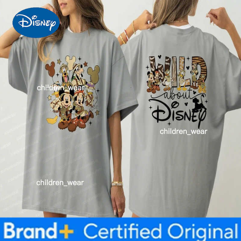 Disney Hot Sell Summer 2025 Tour Family T-Shirt Parent Child World Holiday T Couple Family Travel Parent Child Clothing H260304