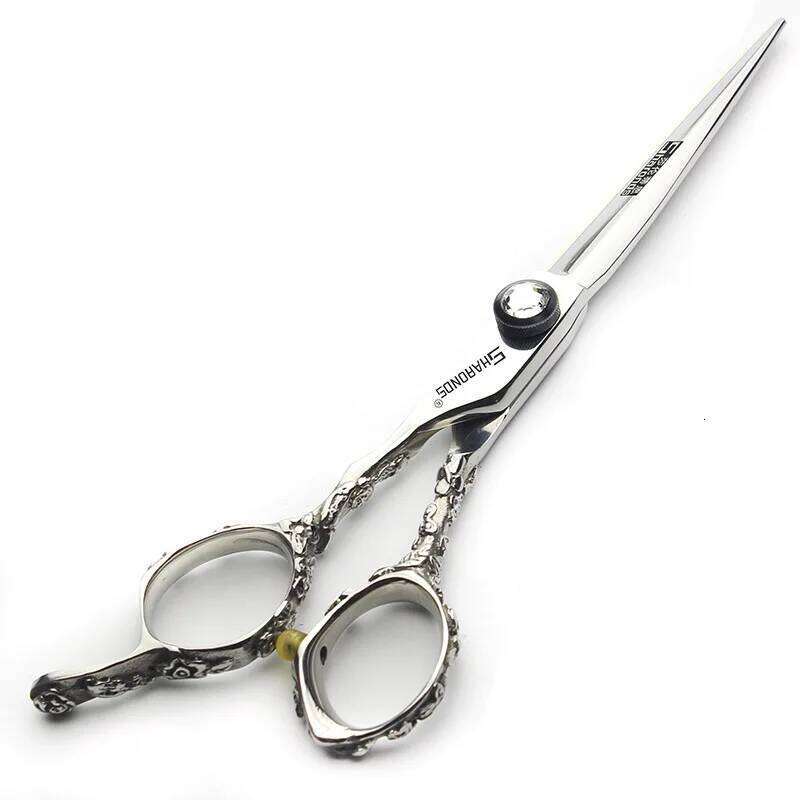 Left-handed Professional Trimming Clippers Flat Scissors, Tooth Scissors 5.5 6 Inches Hair Cutting Tools H260303