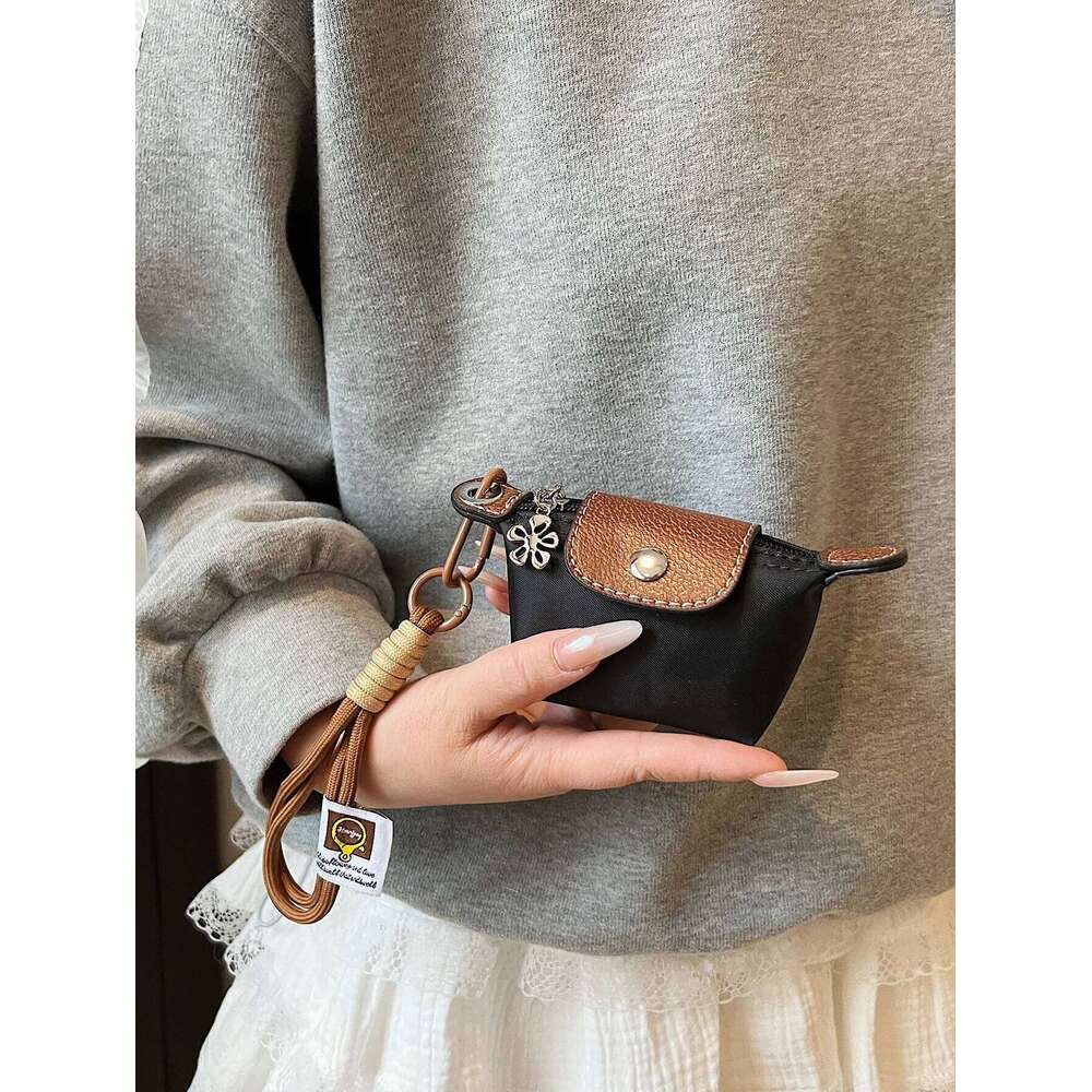 Hot Selling Exquisite Fashion Mini Handbag Wallet Simple Solid Color Ins Korean Style Storage Makeupbag Girl Women Birthday Gift C260304