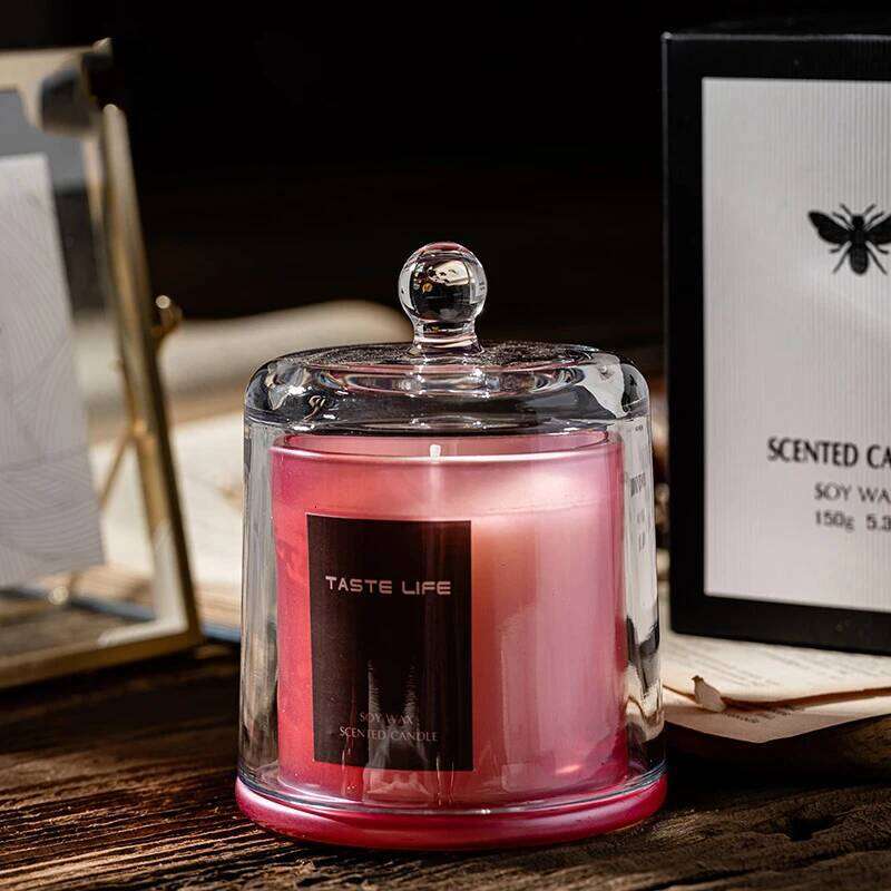 Aromatherapy Natural Soy Candle Home Decoration Scented Candles for Stress Relief and Skin Moisturizing SPA Souvenir Gift W260304