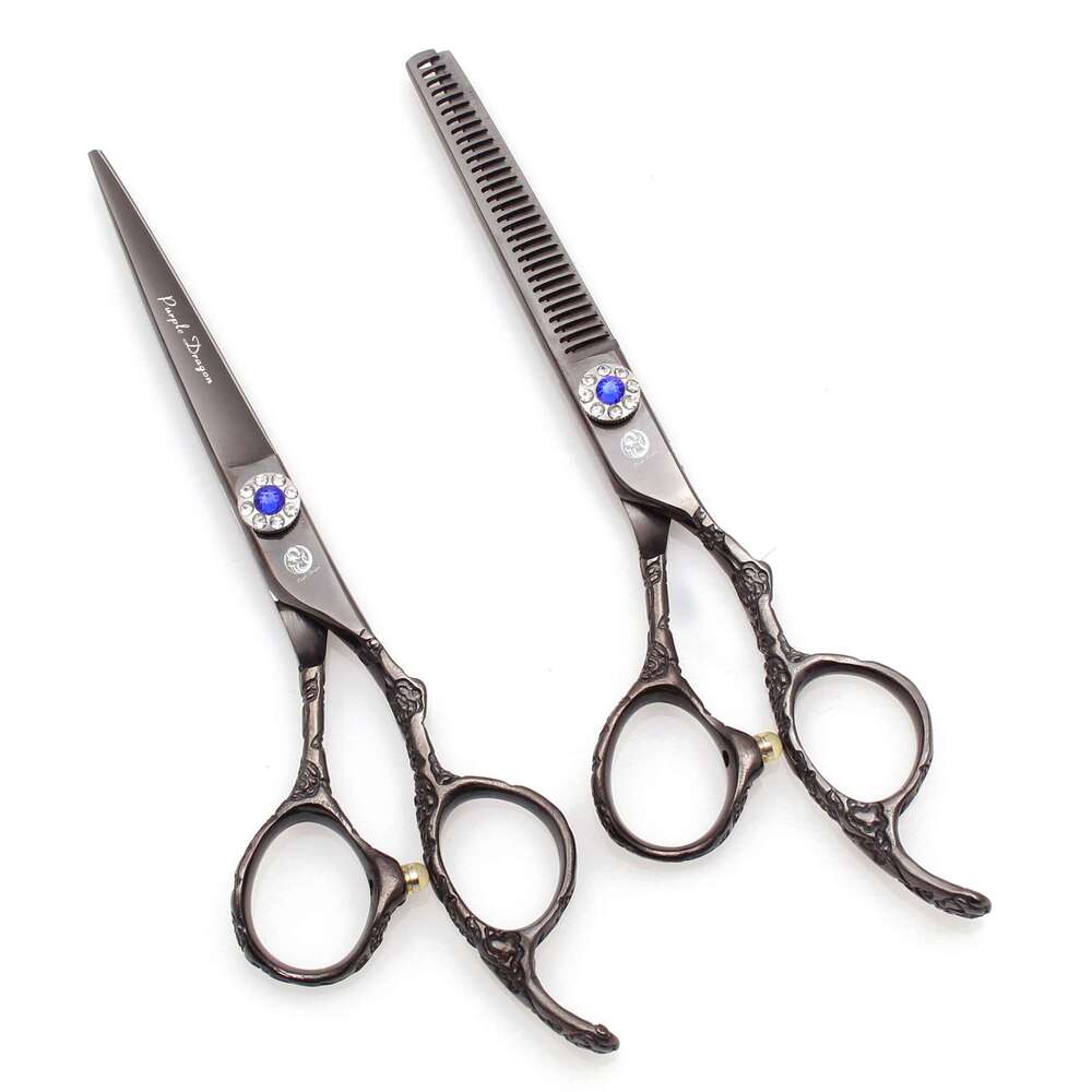 Professional JP Stainless Hair Cutting Scissors 5.5" 6" Barber Shop Thinning Rainbow Haircut Shears Z9002 H260303
