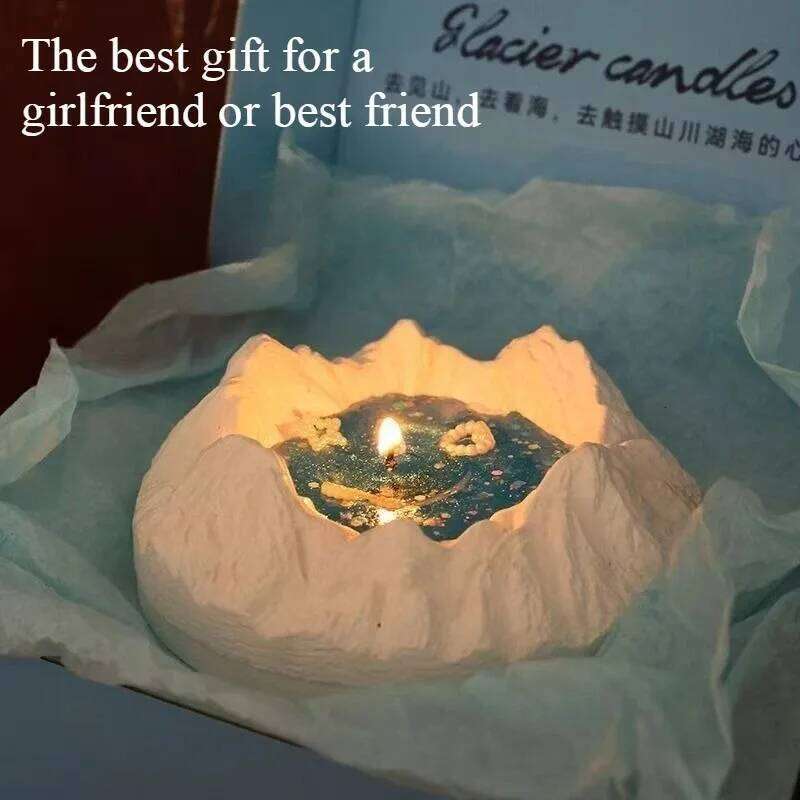 Glacier Aromatherapy Candles Home Decoration Wedding Birthday Gift for Girlfriend and Best Friends W260304