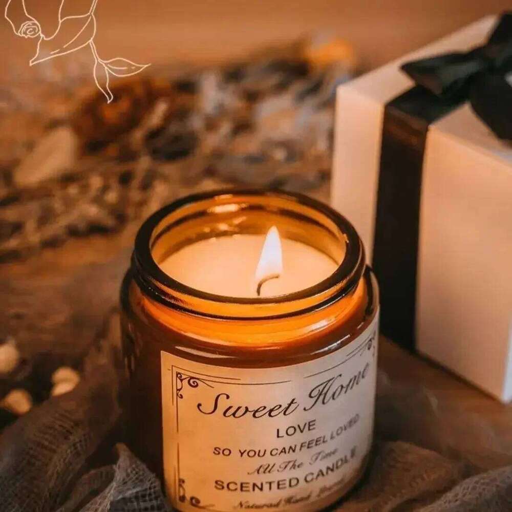 Handmade Sleep Aid Home Bedroom Aromatherapy Candles Smokeless Fragrance Decorative Gifts W260304