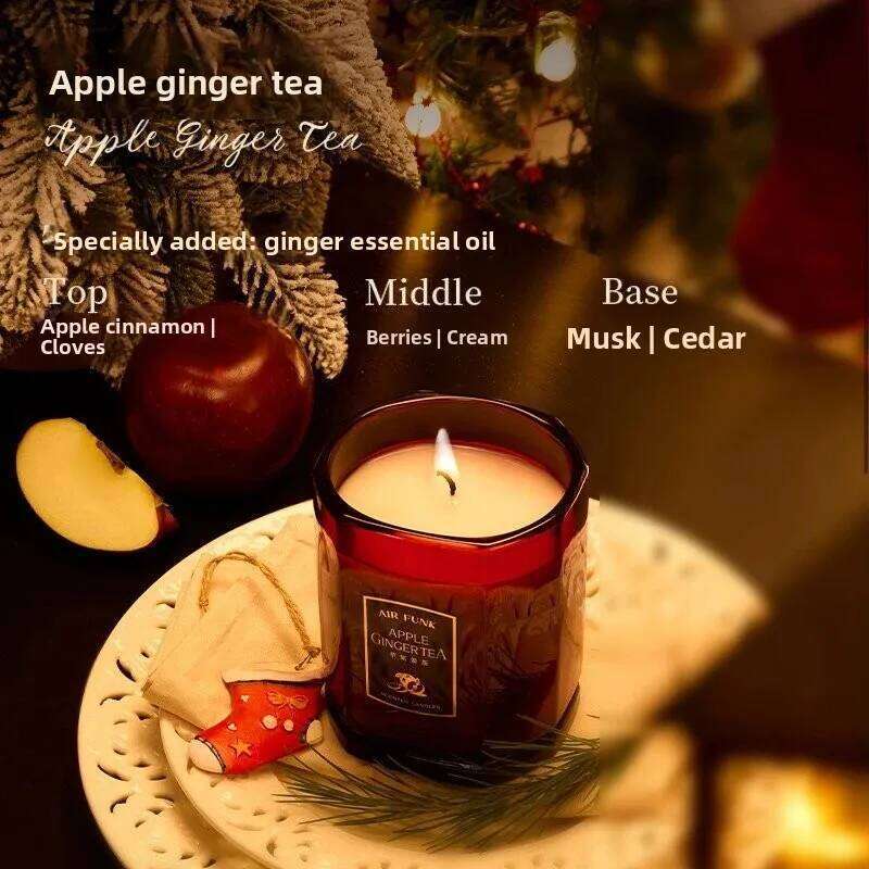 1pc Aromatherapy Candles Home Indoor Long Lasting Fragrance New Year Gift Deodorize Household Goods W260304