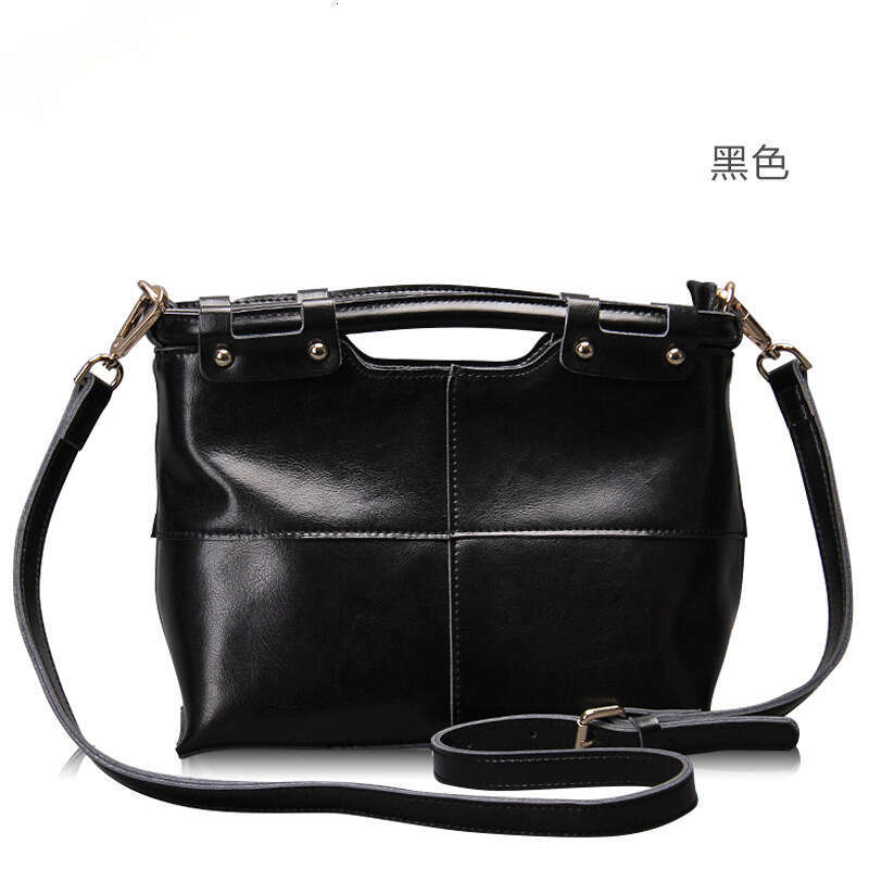 Luxury Shoulder Bags Totes Hobo New European And American Handbags Solid Color Tote Genuine Leather Retro Women S Crossbody Bag SENYY