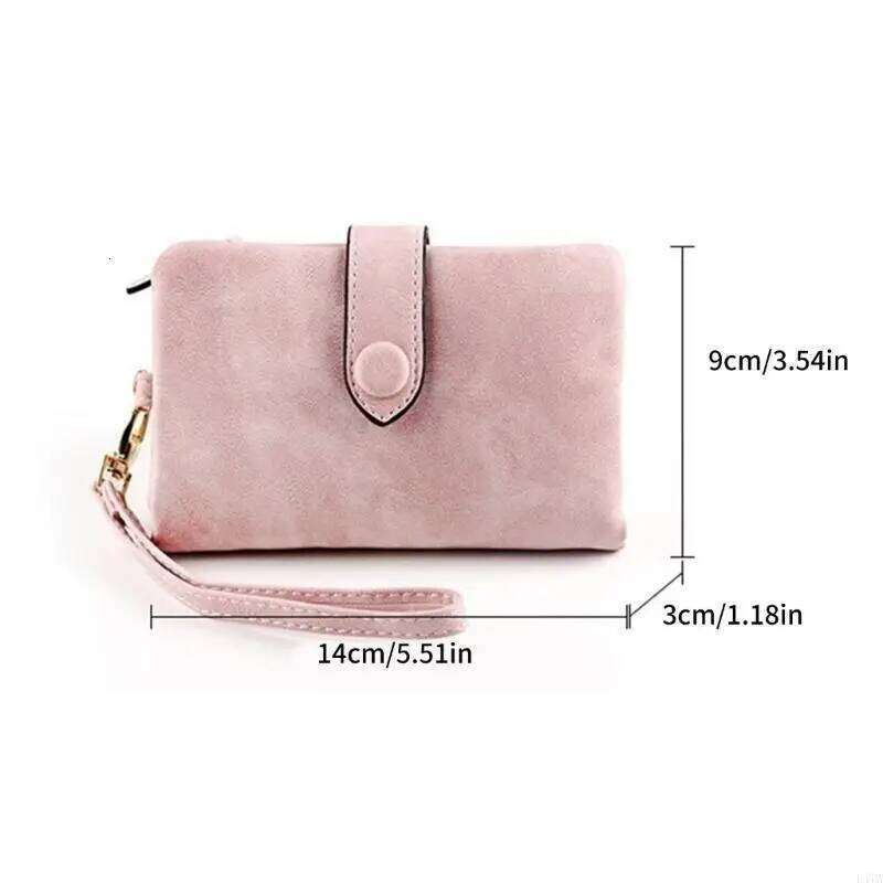 Leather Wallet Women Short Handbag Anti-theft Coin Purse Card Holder Mini Bag 547A C260304