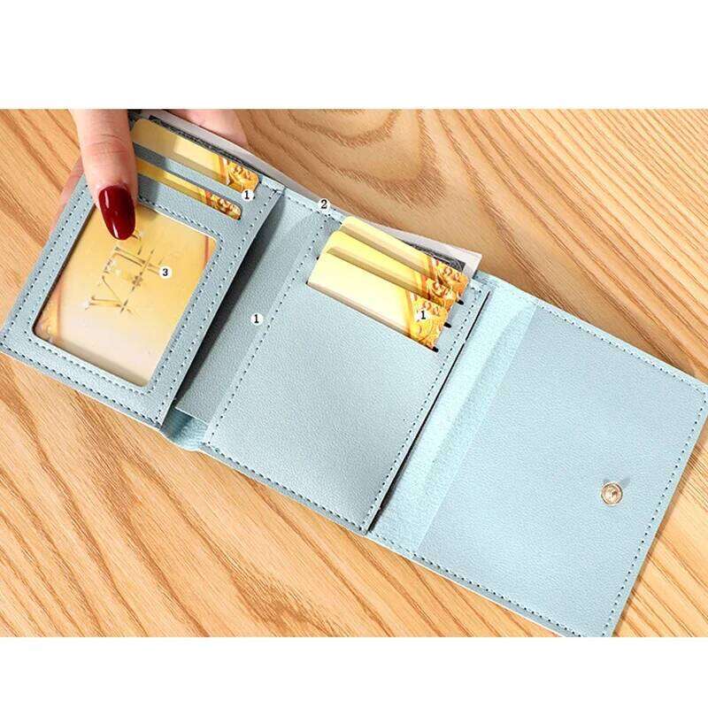 2024 Wallets Fashion PU Leather Top Quality Female Purse Short Card Holder Brand Wallet for Women C260304