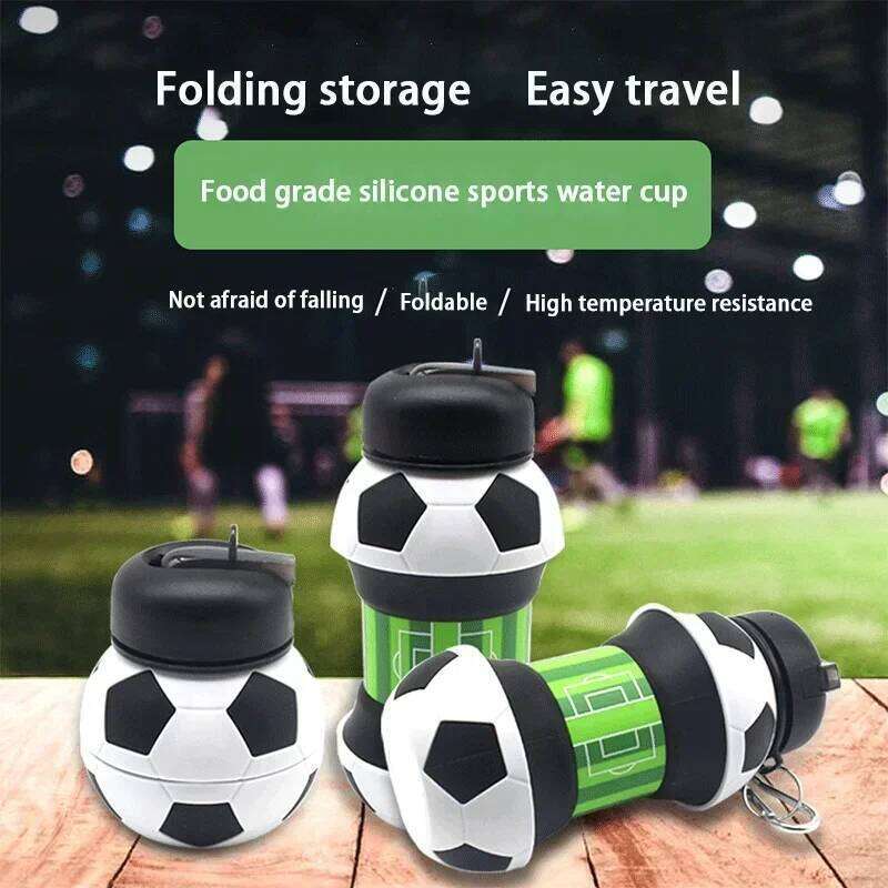 Folding Outdoor Sports Kettle Household Silicone Creative Portable Anti Fall Leak Proof Children's Water Cup S260303