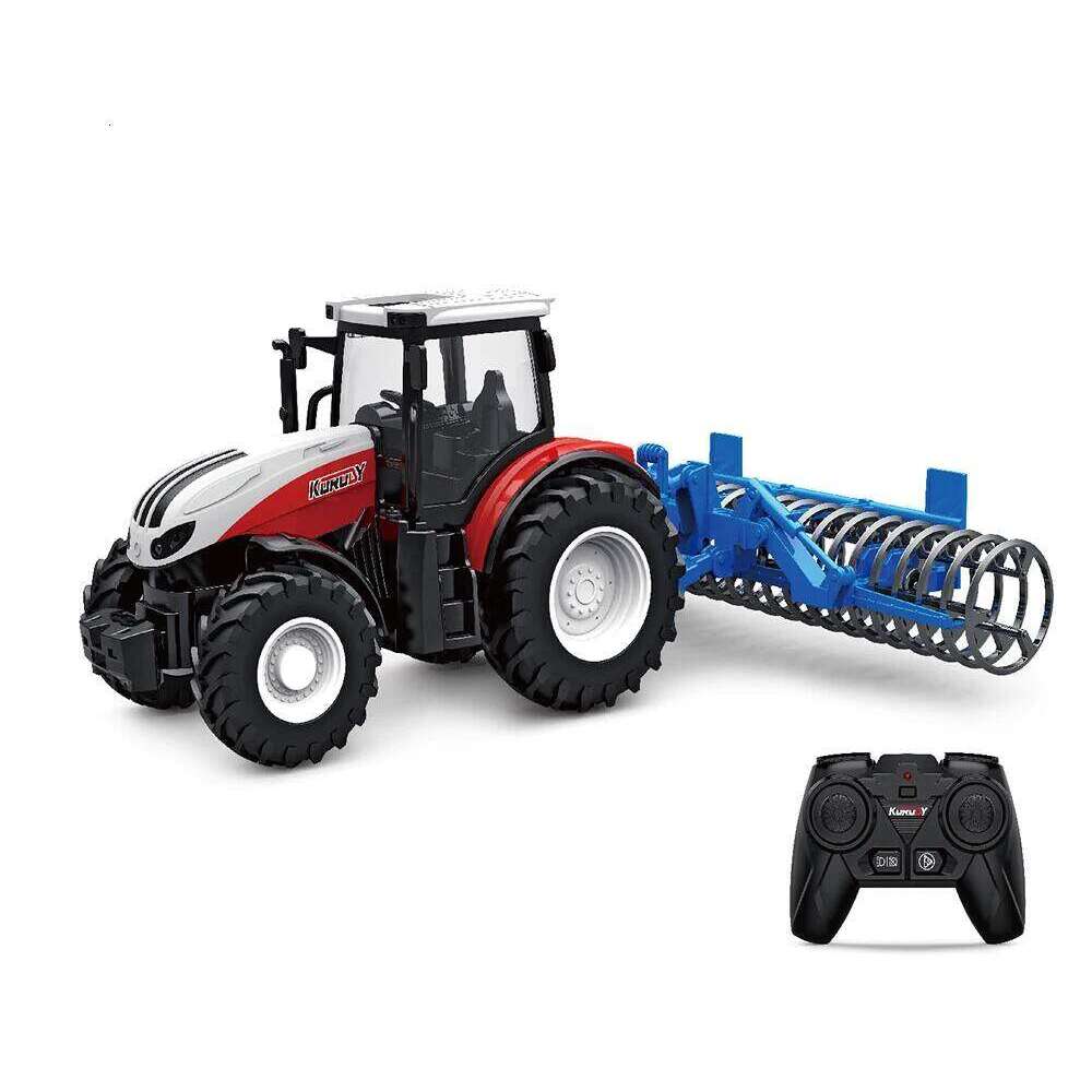 1/24 Remote Control Trailer 2.4G RC Tractor Simulated Engineering Construction Truck Model Toys Farming Machine Z260303