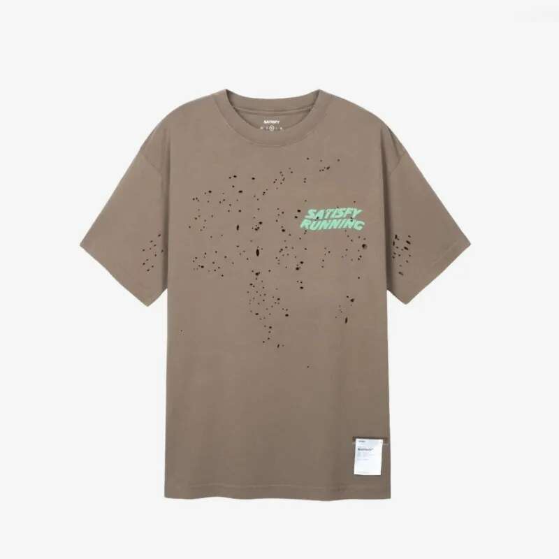 Men's T-Shirts Men's Tees Polos Faionable Retro Dyeing Round Ne Ort Sve Pure Cotton Print T-irt Youth Casual Summer Top Trendy Men's Cl