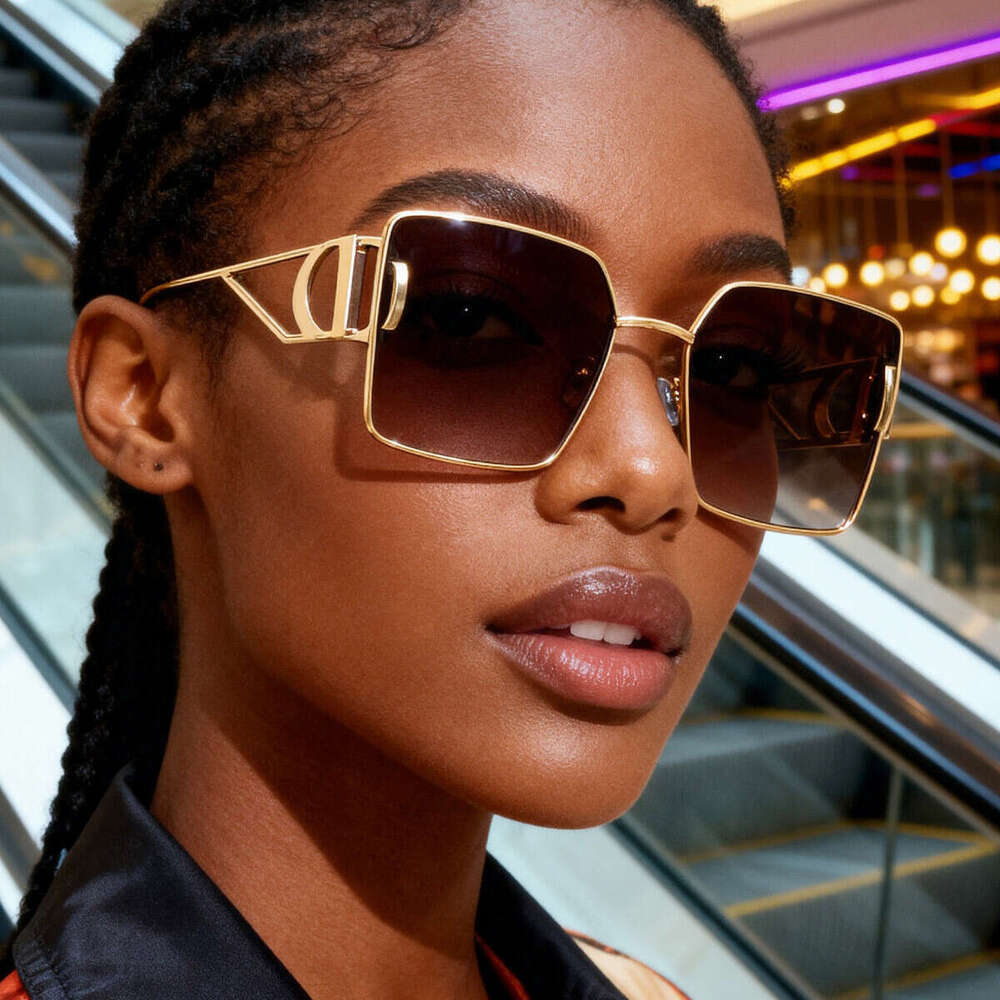 Sunglasses Polygonal frame Design European American Style Unique with UV Protection for Outdoor Street Daily Wear Gift High Quality Texture