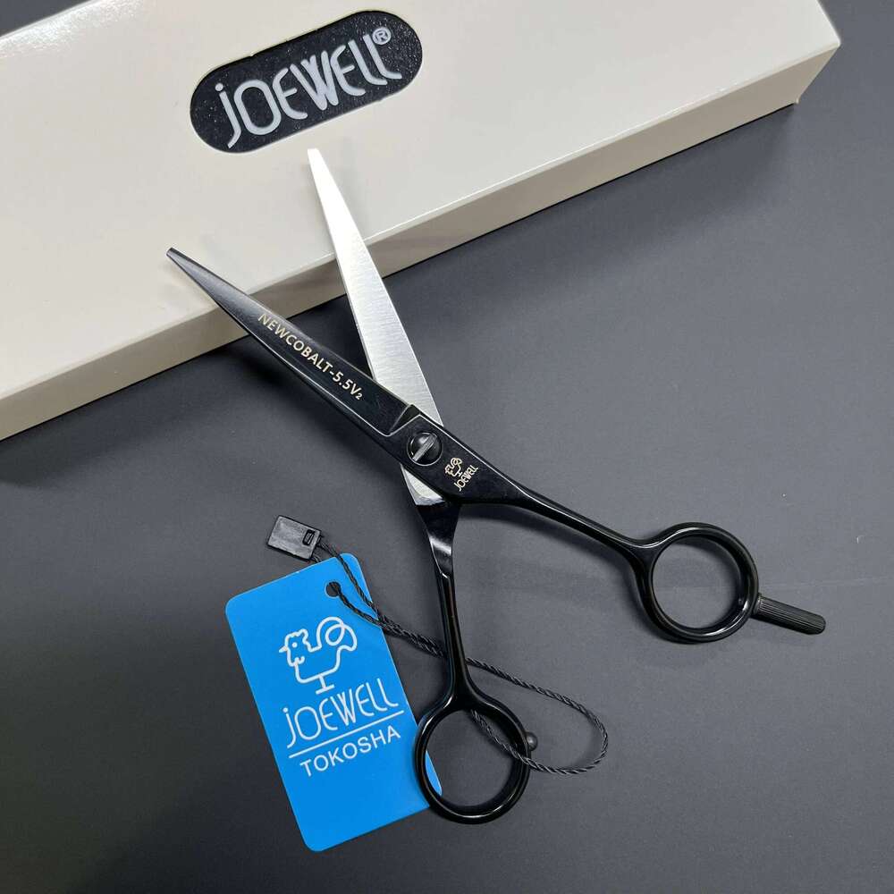 Japan JQEWELL Chicken Brand High-end Professional NC-50 NC-55 Small Black Structural Scissors 5.5 Inches H260303