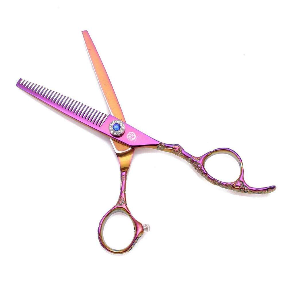 Professional JP Stainless Hair Cutting Scissors 5.5" 6" Barber Shop Thinning Rainbow Haircut Shears Z9002 H260303
