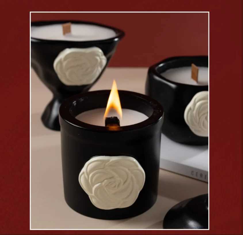 Candle Cup DIY Container Elegant Aromatherapy Candle Holder for Festival GiftsT260304