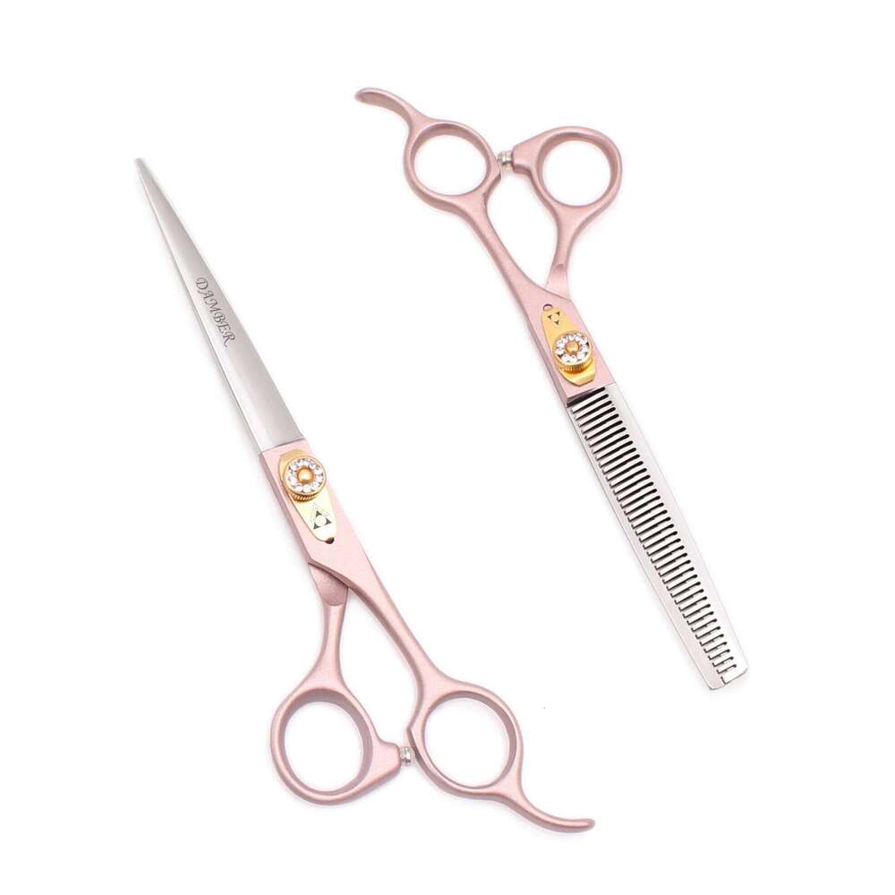 5.5 6 7 Japan Steel Professional Hairdressing Thinning Barber Set Hair Cutting Shears 440C Scissors 9105# H260303