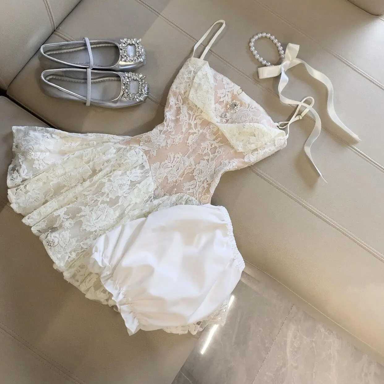 Sweet Princess French Lace Dress Harajuku Gyaru Style Elegant Chic Summer Kawaii 90s Women Fashion Dresses M260304