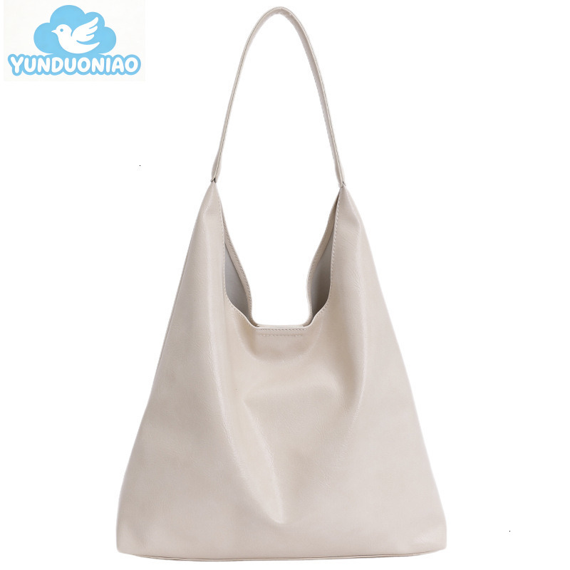 YUNDUONIAO new women's large capacity commuting bag, simple and fashionable retro handbag, casual and lazy personality crossbody bag