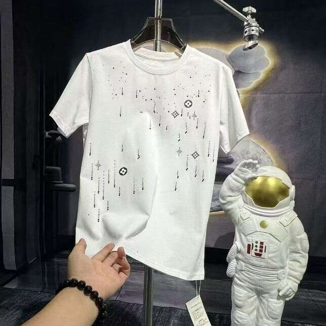 Versatile Summer Loose-Fit New 2026 T-Shirt, Sporty Casual Round Neck Designer Heavy-Duty Short Sleeve For Couples Asia Size