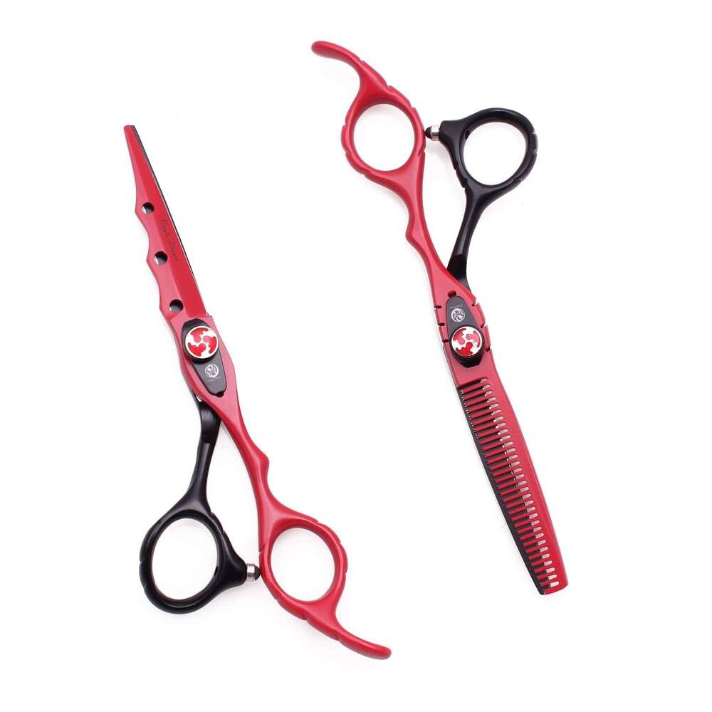 Purple Dragon Professional 6" Japan 440C Hair Cutting Scissors Barber Shop Hairdressing Thinning Shears Z1019 H260303