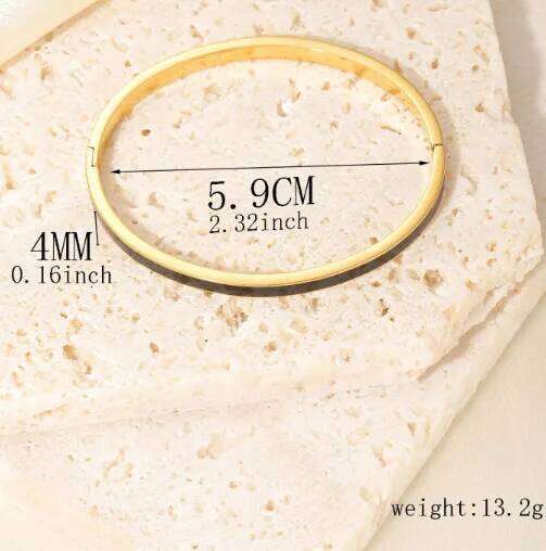 CARLIDANA Luxury Colorful Orange Enamel Bracelets for Women Party Gift Fashion Bangles Original Stainless Steel Jewelry XJ260303