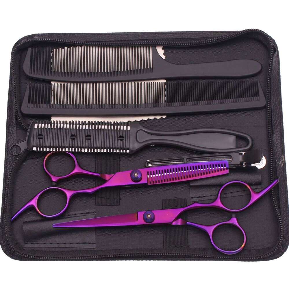 6.0" Haircut Japan Stainless Barber Thinning Scissors Hairdressing Cutting Shears C1001 H260303