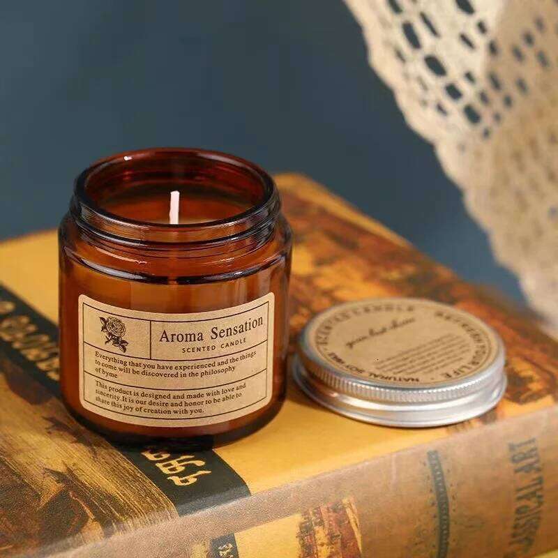 Aromatherapy essential oil smokeless soybean candle cup household fragrance ornament souvenir W260304